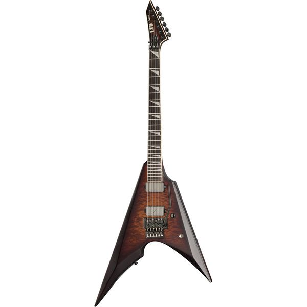 ESP | イーエスピー  LTD Arrow QM Dark Brown Burst