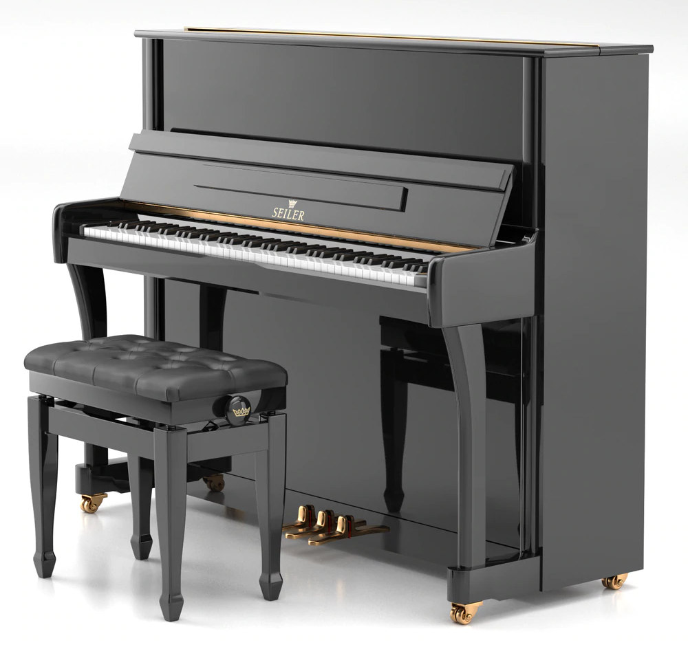 ピアノ名称：ザイラー  ピアノ Seiler SE122 Upright Piano